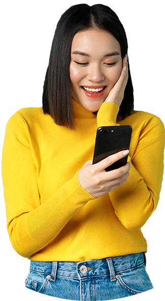 Newgenhost Social Media Promotion 5 Newgenhost-Image Of Happy Asian Woman Reading Message On Mobi Fkggsj9 E1650561666821